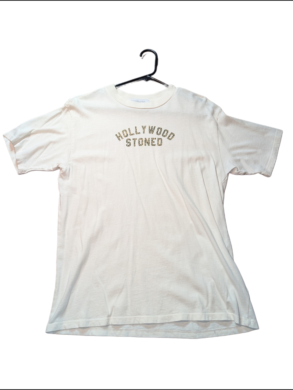 Daydreamer Cream 'HOLLYWOOD STONED' Graphic Tee